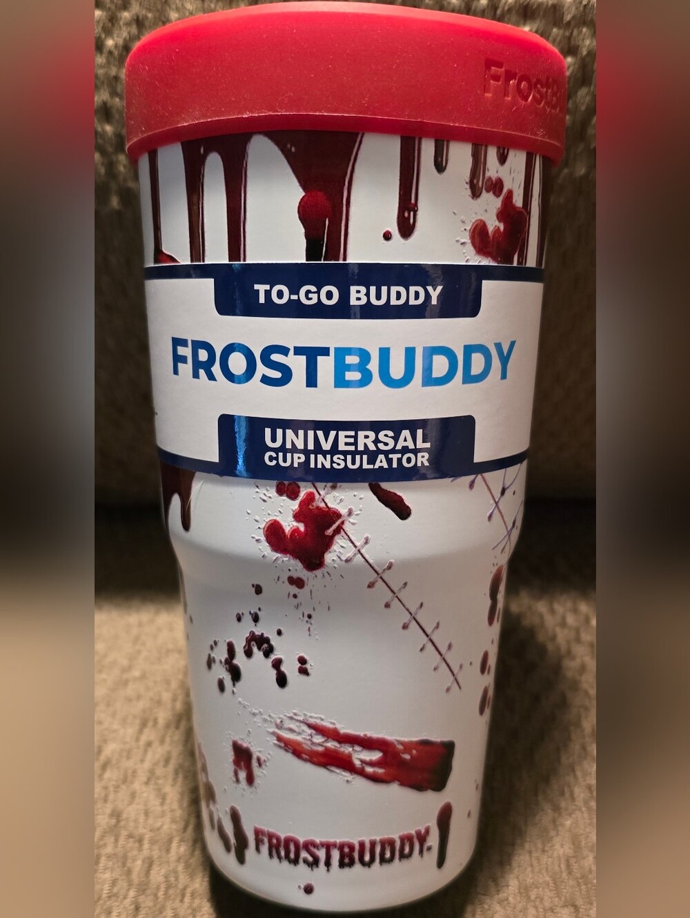 NEW Frostbuddy To-Go Universal Cup Insulator — Creepshow/Gory Halloween edition